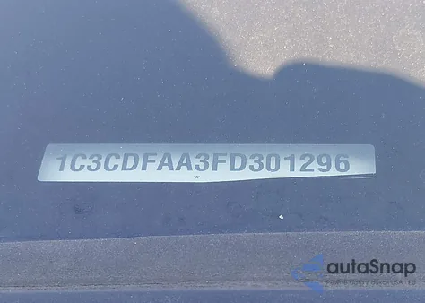 2015 Dodge Dart Se из США, поврежденный, VIN 1C3CDFAA3FD301296